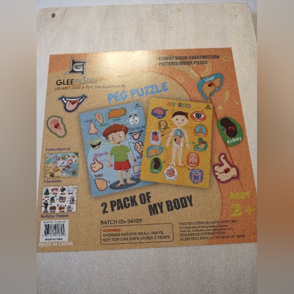 Set of two body puzzles